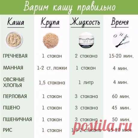 Варим кашу правильно - хозяйке на заметку 








 
1. Использовать правильную воду
 
Варить кашу желательно на фильтрованной воде. Каша, приготовленная на воде из-под крана, вберет в себя все ее минусы: металлический привкус или неприятный …