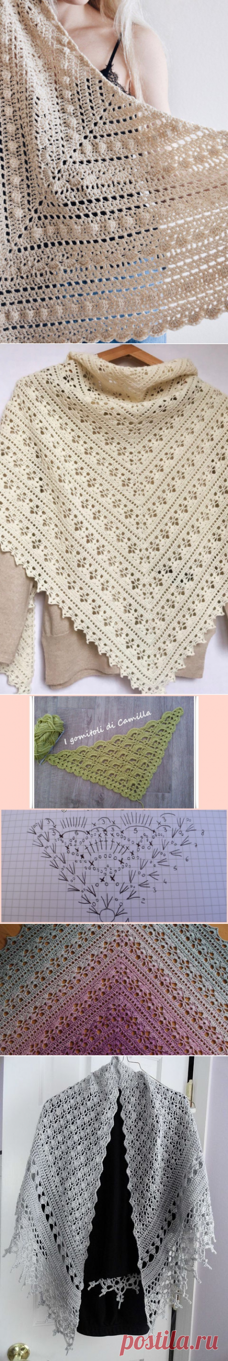 Best 12 Crochet Patterns Easy and Cute FREE Crochet Shawl for beginner Ladies – Beauty Crochet Patterns! – SkillOfKing.Com