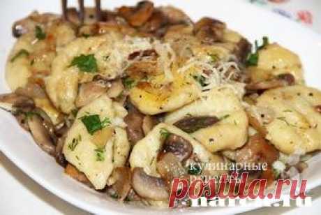 Картофельные ньокки с сыром и грибами | Харч.ру - рецепты для любителей вкусно поесть