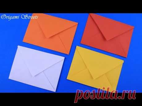 Как сделать конверт из бумаги. Оригами