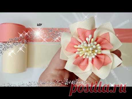 Посмотрите какая НЕЖНОСТЬ🎀Украшение КАНЗАШИ🎀DIY|BOW|laço😍💓