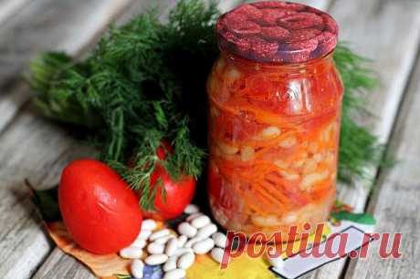 Салат с фасолью на зиму - вкусные рецепты приготовления греческого сала, фасоли со свеклой или кабачками, видео Рецепты салата с фасолью на зиму. Закуска из фасоли с добавлением овощей, свеклы и кабачков. Греческий салат с бобами. Фасоль в томатном соусе.