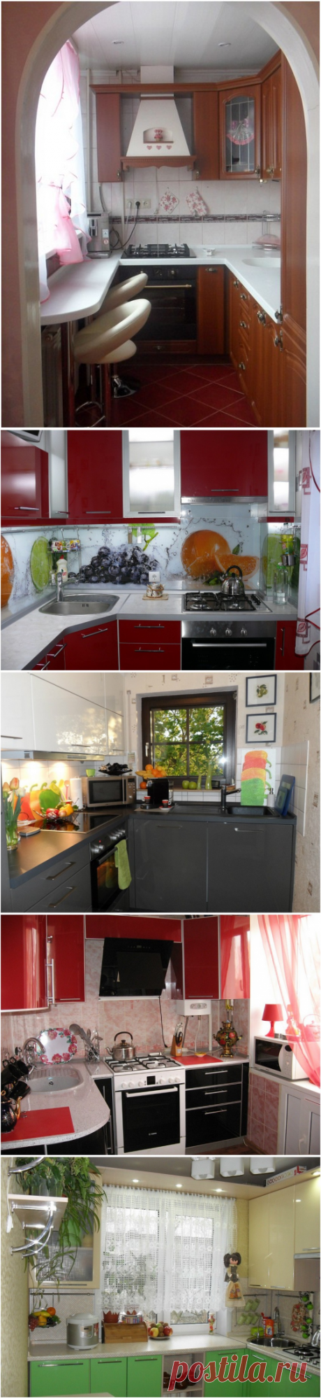 Идеи дизайна кухни в хрущевке (44 фото). | Дизайн кухни, интерьер, ремонт, фото.