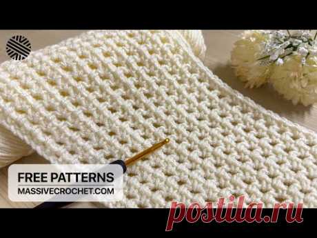 This Crochet Pattern is the Easiest and Fastest One You'll Ever Find! ⚡️How to Crochet for Beginners