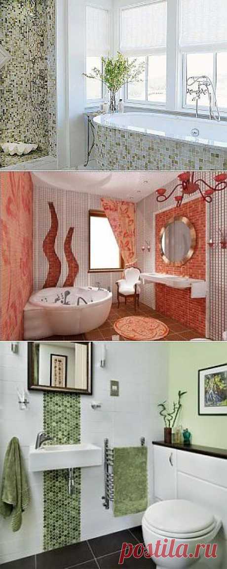 Мозаика и дизайн ванной комнаты