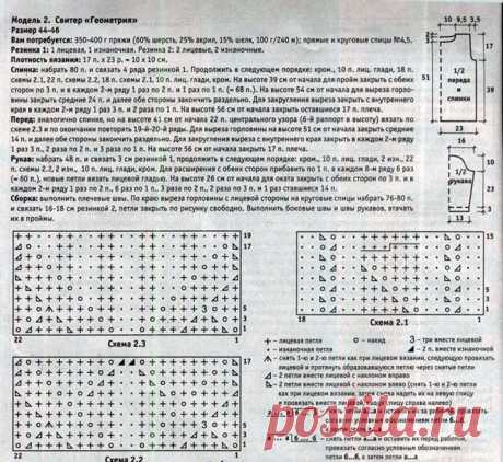ВЯЗАНИЕ, Рукоделие, схемы по вязанию