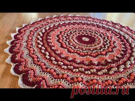 Gingerbread Afghan / Christmas Tree Skirt | INTERMEDIATE | The Crochet Crowd