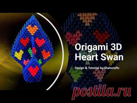 Origami 3D Heart Swan - YouTube
Hi,

This video is about how to make paper swan 3d origami. Easy and Beautiful Paper Valentines Day craft. How to make a beautiful 3D Origami Heart Swan. 3d origami heart swan tutorial. How to fold paper swan.

Thank You