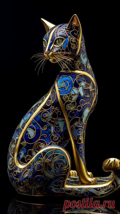 Cloisonne Cat