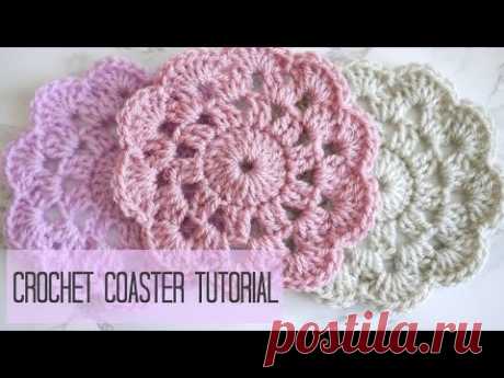 CROCHET: how to crochet a coaster | Bella Coco