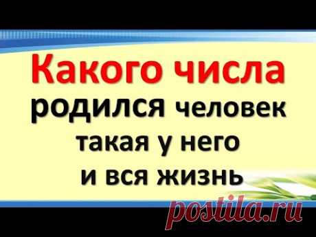 Какого числа от 1 до 31, родился человек, такая у него и вся жизнь. Кто любимчик Вселенной, деньгами