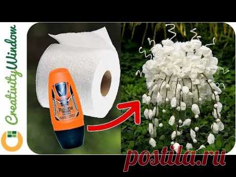 7 Toilet Paper Flowers Tutorial