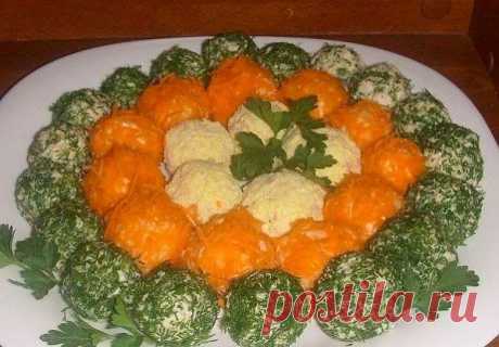 Оригинальный салат в шариках » Кулинарные рецепты