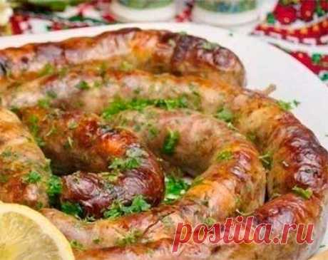 Вкусные и сочные домашние колбаски: фото рецепт, пошаговый, приготовление