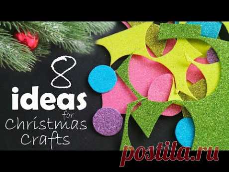 8 CUTE IDEAS for Christmas Crafts from foamiran