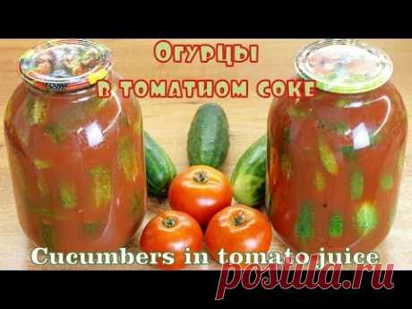 Огурцы в томатном соке - когда хочется чего-то необычного