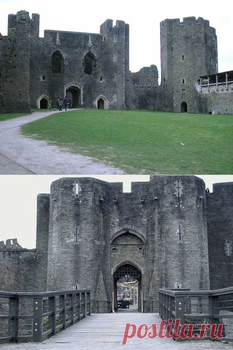 Замок Кайрфилли (Caerphilly Castle).