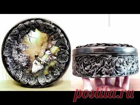 DIY /Beautiful jewelry Box made of iron box / Beautiful box idea/Do it yourself - YouTube