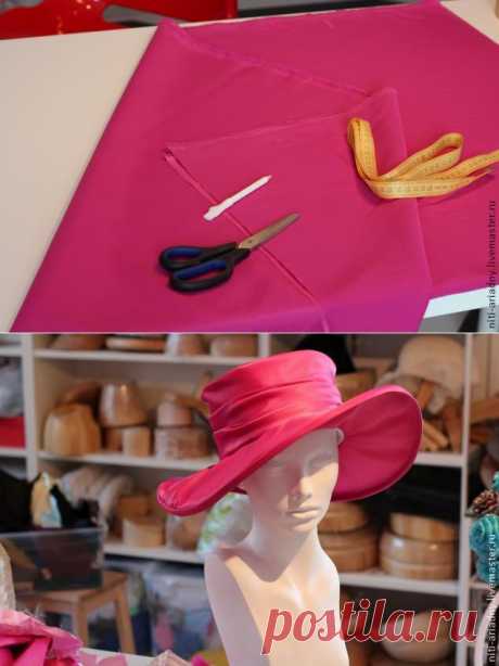 Создаем летнюю шляпку из ткани - Ярмарка Мастеров - ручная работа, handmade