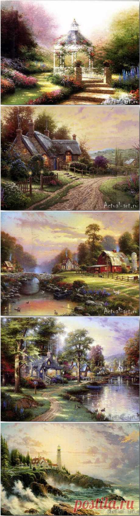 Праздник Света от Томаса Кинкейда (Thomas Kinkade) | Actual-art.ru