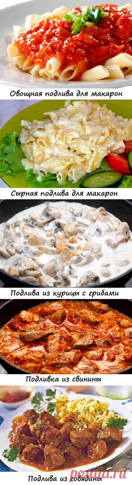 9 рецептов подливы к макаронам | Это вкусно!