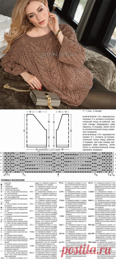 Свободный пуловер, связанный аранскими узорами — Делаем руками