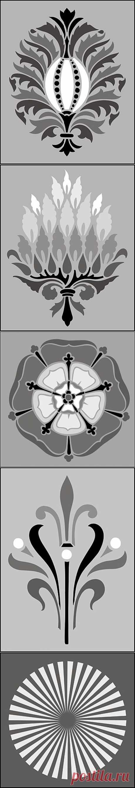 Готические трафареты и другие для Вашего творчества. Много !.