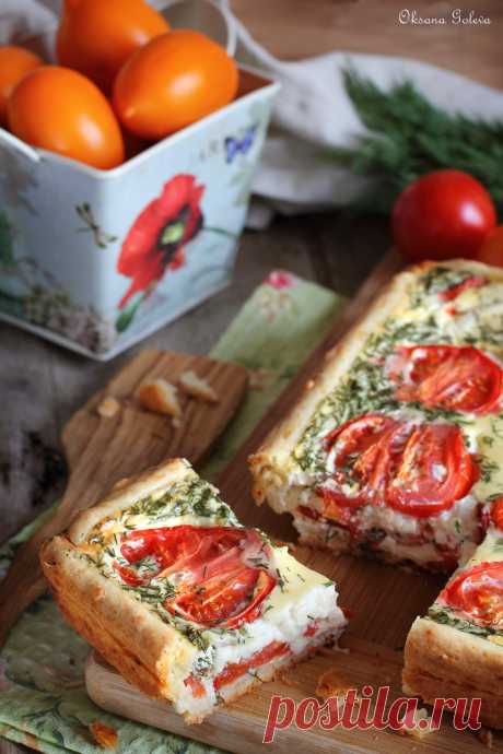 Сырно-помидорный пирог - sovenok_ksu — LiveJournal