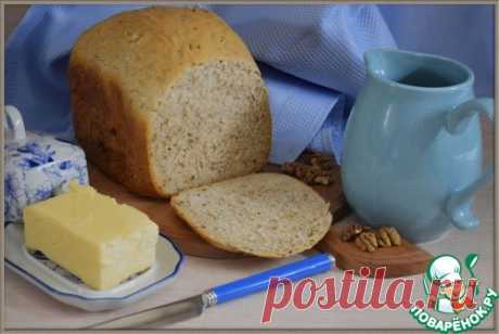 Хлеб с грецкими орехами - кулинарный рецепт