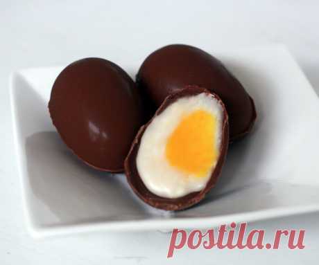 Рецепт шоколадные Пасхальные яйца, никто не останется равнодушный