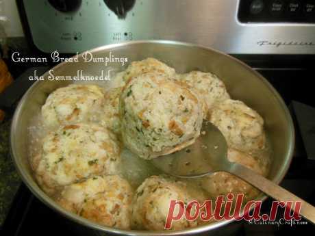 German Bread Dumplings Known as Semmelknoedel While visiting family up north, I made these fabulous German bread dumplings, aka Semmelknoedel, to go with a lovely pot of Authentic Hungarian Goulash. As luck would have it, not a single person a…