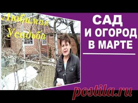 Работы в саду и на огороде в марте  Экстренные и плановые работы на даче ранней весной