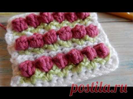 How to Crochet the Tulip Stitch (hdc variation)