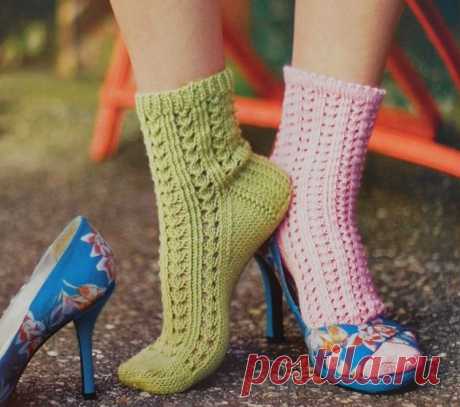 Вязание носков спицами 16-ю способами. | Креативное Вязание