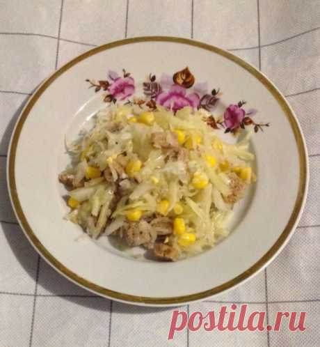 Легкий витаминный салатик из редьки и капусты рецепт с фото пошагово - 1000.menu