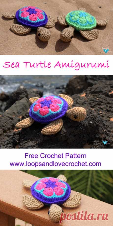 Sea Turtle Amigurumi Loops & Love Crochet