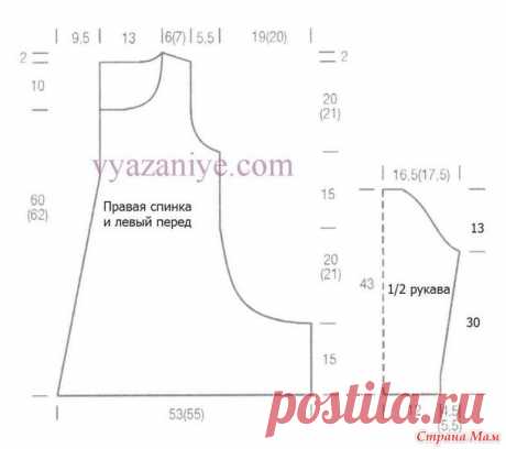 Свободная туника в стиле &quot;Бохо&quot;. - Машинное вязание - Страна Мам