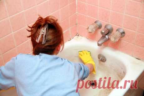 Как очистить ванную от налета Несколько средств, которые помогут очистить ванную от желтого налета