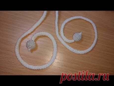 (10128) Красивый объёмный шнурок крючком-видео урок.Шнурок Crochet cord - YouTube