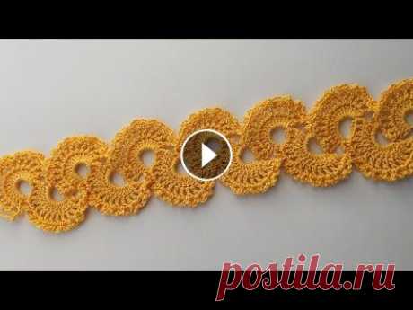 ЛЕНТОЧНОЕ КРУЖЕВО крючком мастер-класс / Ribbon lace crochet ЛЕНТОЧНОЕ КРУЖЕВО крючком мастер-класс / Ribbon lace crochet Рада приветствовать вас на своем канале. В данном видео мы с вами свяжем один из варианто...