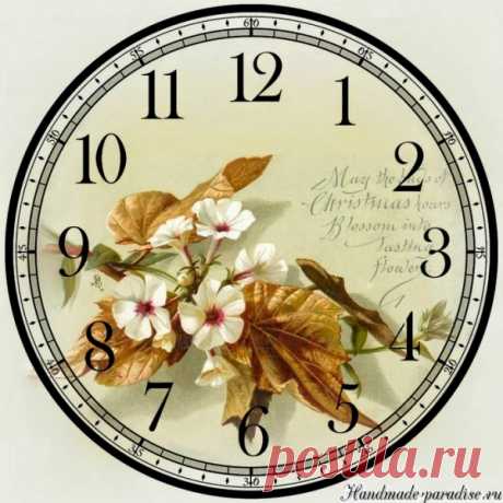 новогодний циферблат часов шаблон распечатать - 14 тыс. картинок - Поиск Mail.Ru
