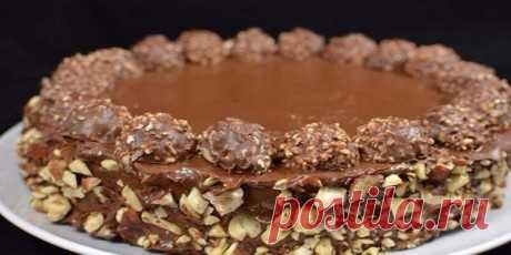 Очень шоколадный и невероятно вкусный торт Ferrero rocher !