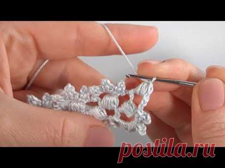 GREAT and Cool!!! Simple Crochet Ribbon with Picots/Good practice for Beginner