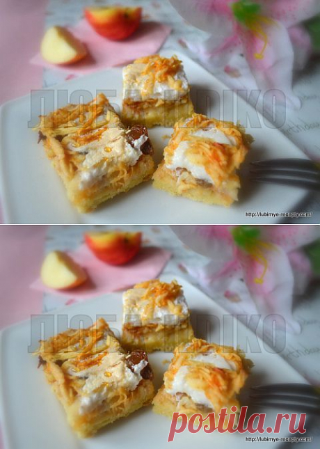 Яблочный пирог со взбитыми белками | 4vkusa.ru