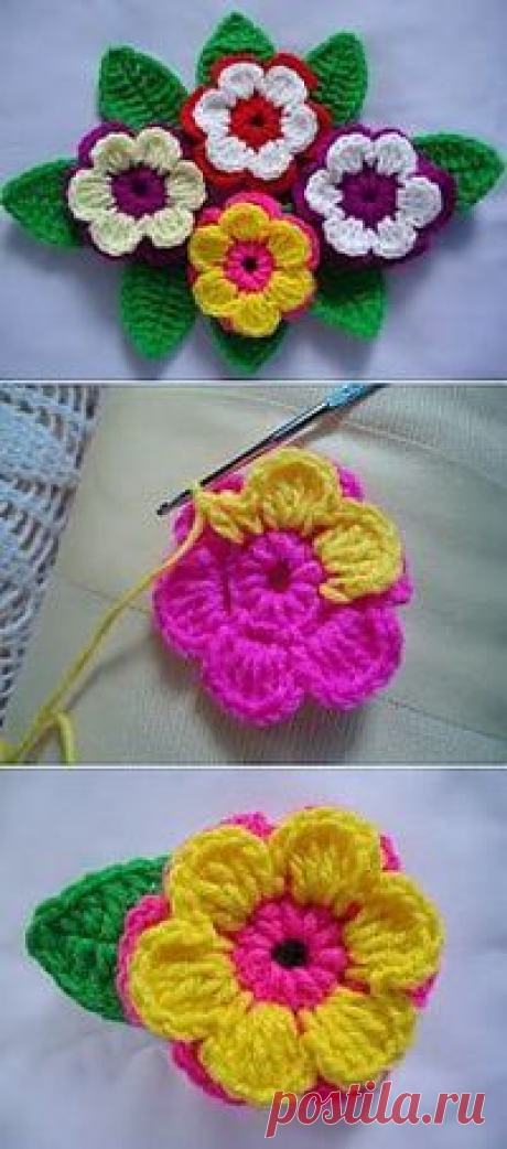 MK crochet flower | All kryuchkom.ru