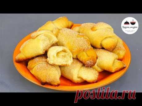 РОГАЛИКИ "По 5 копеек" из теста на рассоле  ВКУСНАЯ МИНУТКА