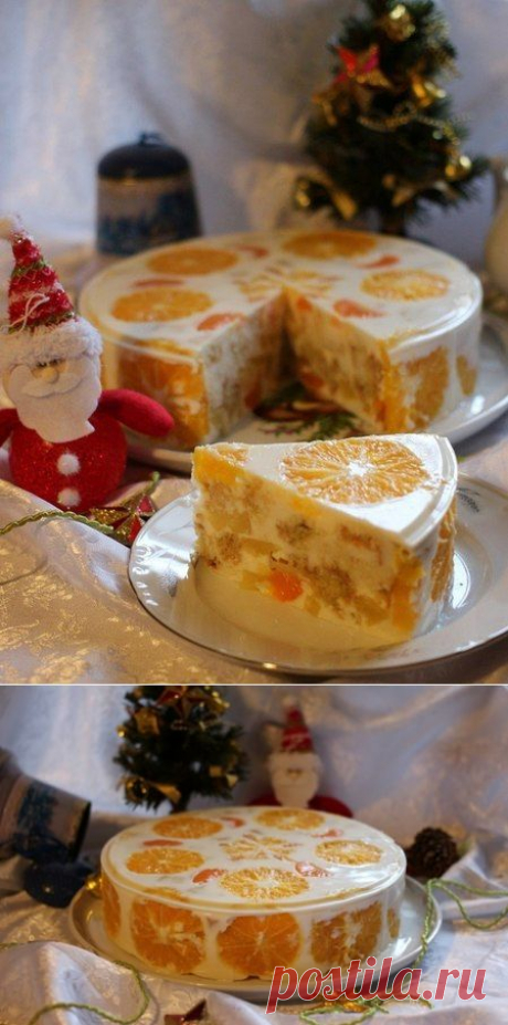 Начинаем собирать новогодние рецепты.желейный торт фруктовый новый год - Простые рецепты Овкусе.ру