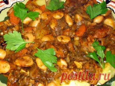Фасоль с мясом - пошаговый рецепт с фото на Повар.ру