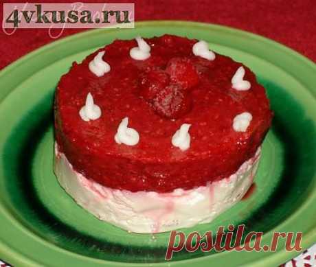 Ванильный чизкейк-лайт с ягодой | 4vkusa.ru
