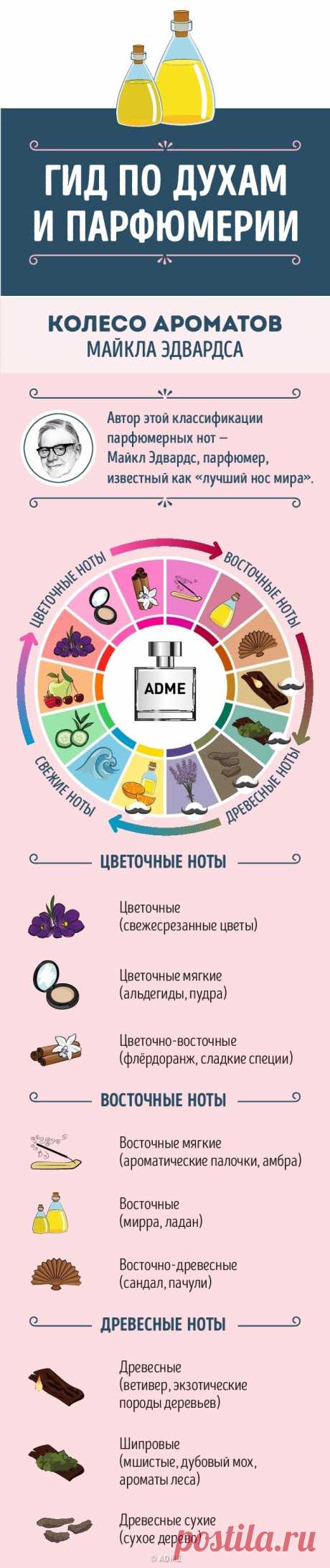 Краткое руководство для тех, кто хочет разбираться в духах